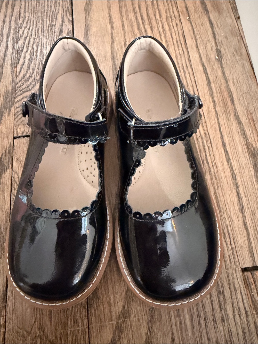 Elepahntito Kids Black Patent Mary Jane Shoes - Classic School Style size 11
